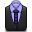 Manager Purple Stripes Icon 32x32 png